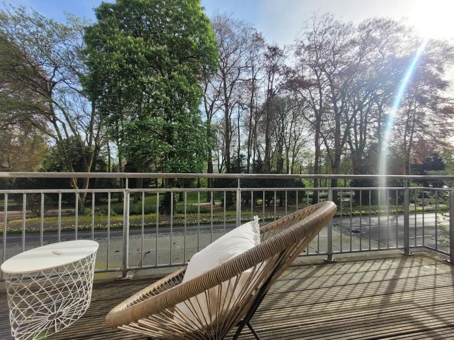 Mit Blick In Den Emsseepark Warendorf Buitenkant foto